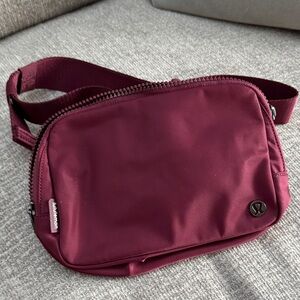 Lululemon Athletica Burgundy Belt Bag